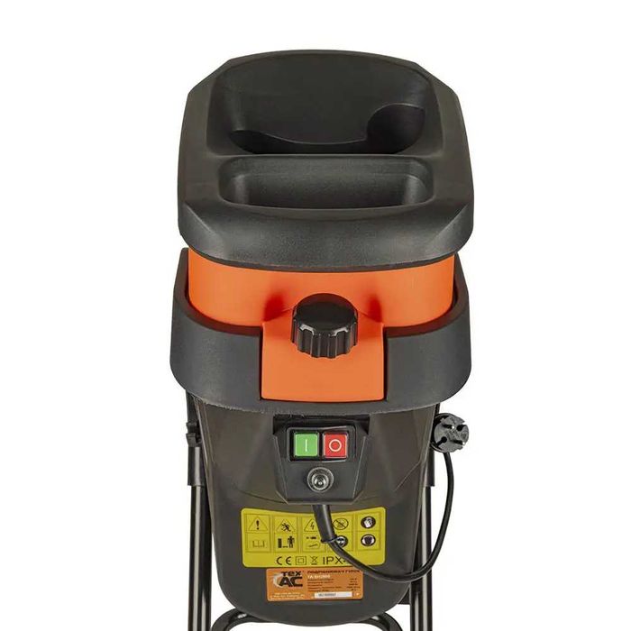 Измельчитель веток ТехАС ТА-SH2600 (2.6кВт 45мм 40л) Дробилка для дачи