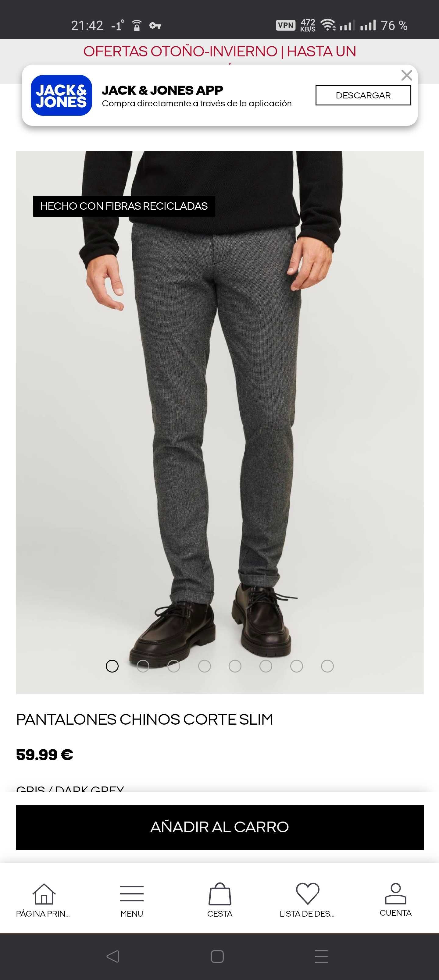 Джинсы (chino Jack&jones Marco slim Дания w31 stretch.