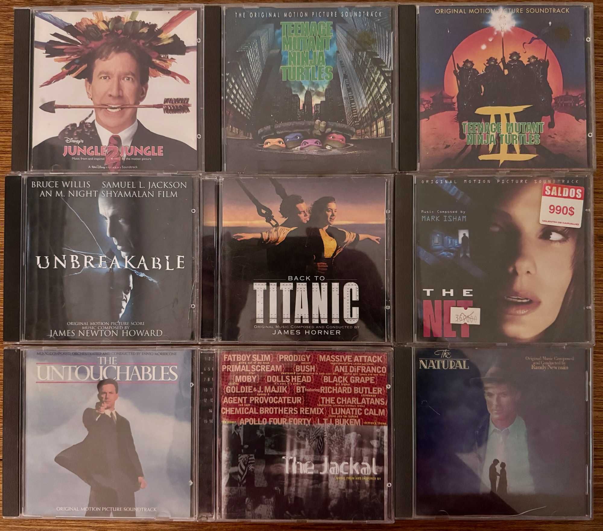 9 CDs - Bandas Sonoras - Pack 2