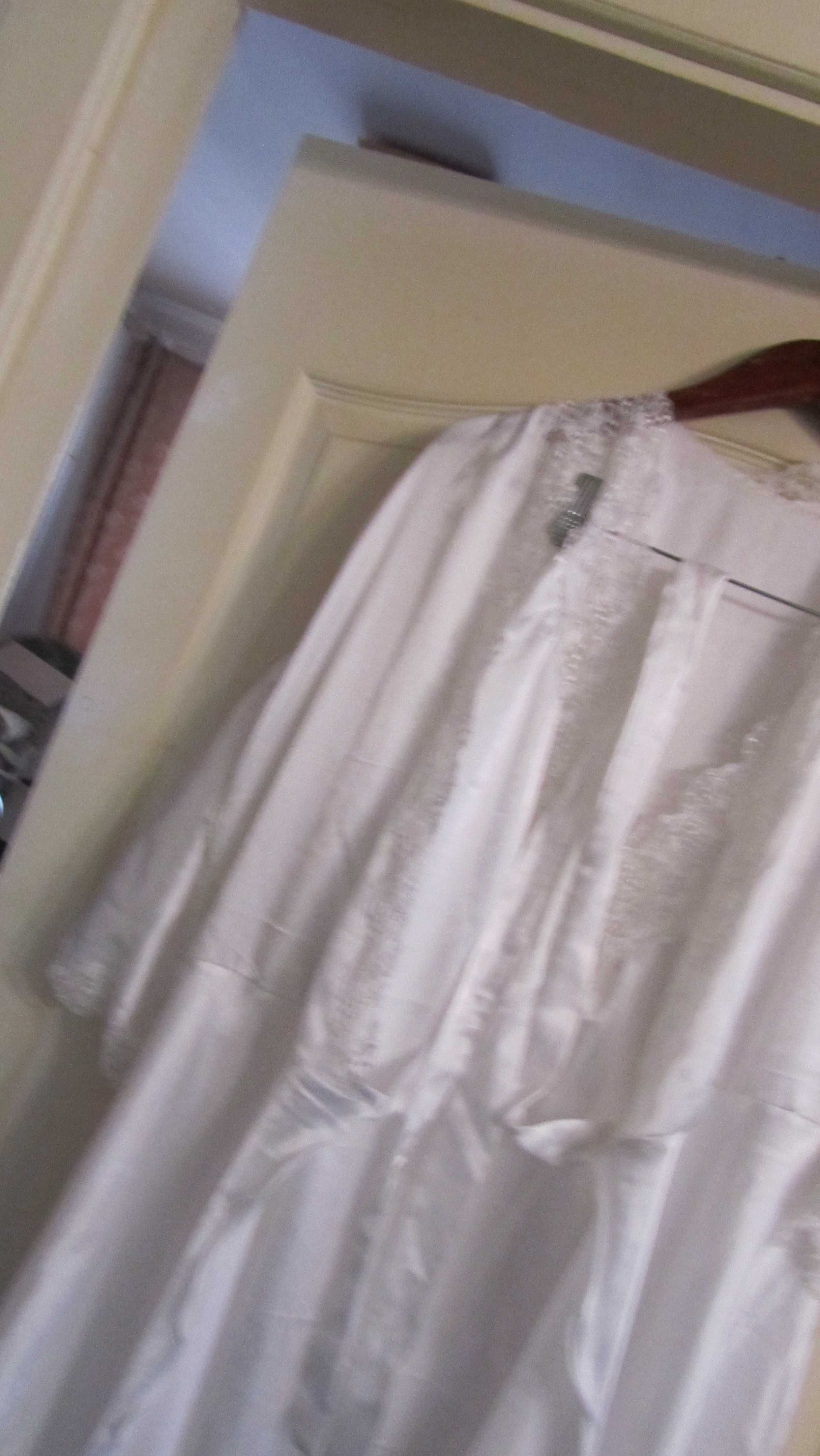 Пеньюар и ночная рубашка, халат- шелк,размер-2 XL /Германия/
