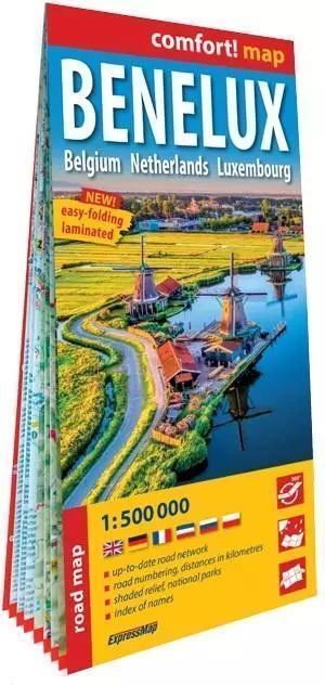 Comfort!Map Benelux. Belgia, Holandia, Luksemburg  Praca Zbiorowa