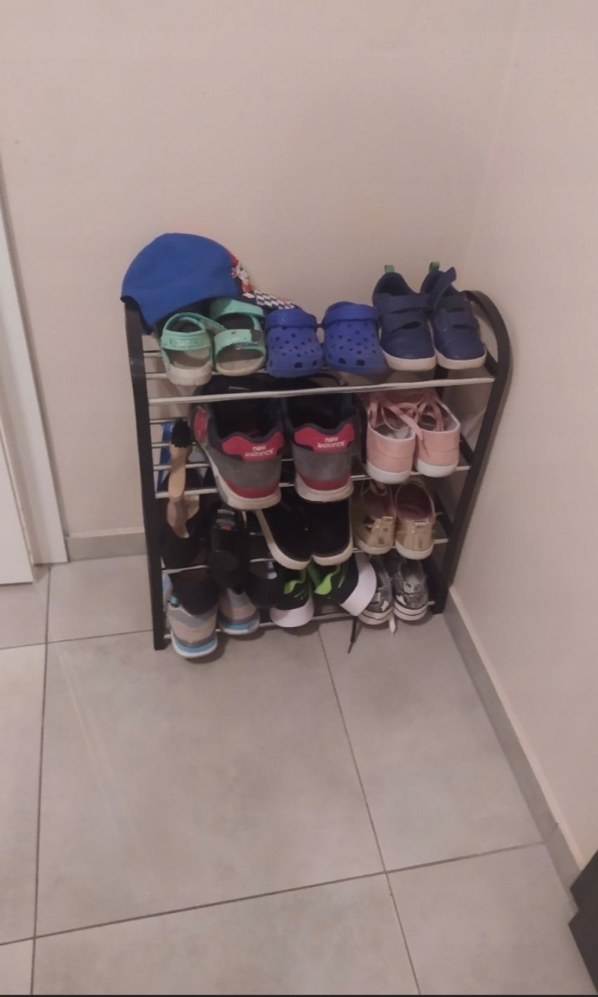 Szafka Regał Półka Organizer na Buty Obuwie Metalowy Stojak