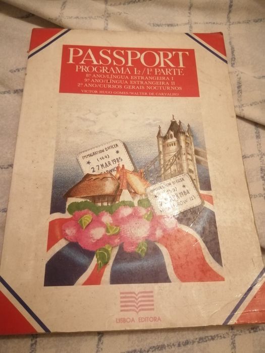 Livro antigo Inglês (1988)