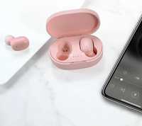 Różowe słuchawki Bluetooth bezprzewodowe