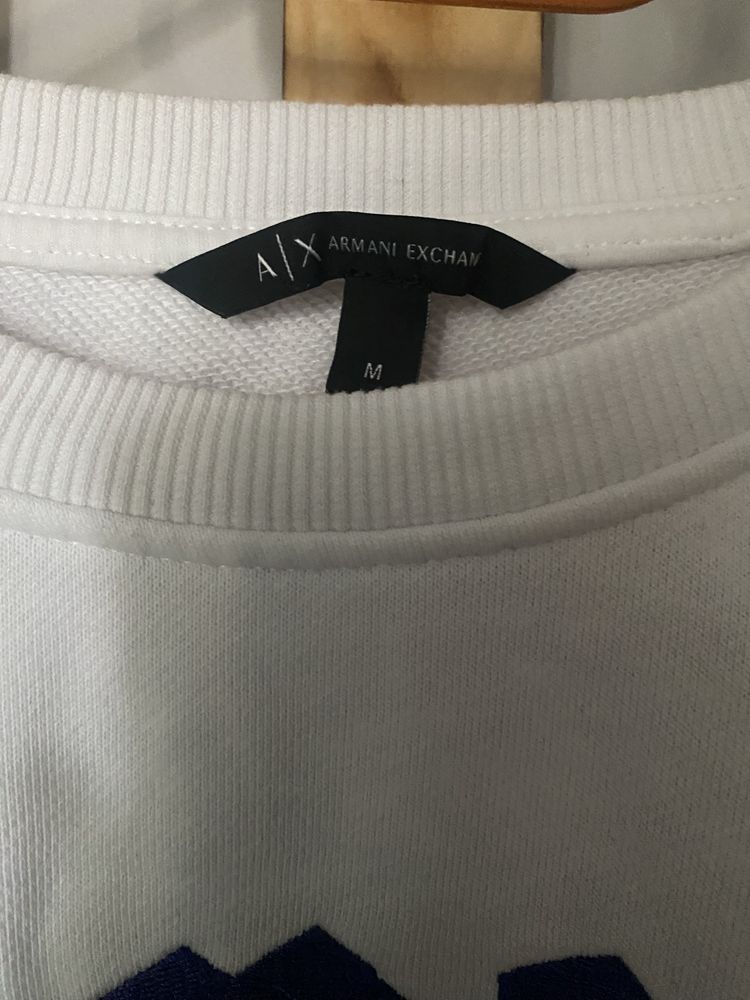 Armani Nowa bluza niebieski napis