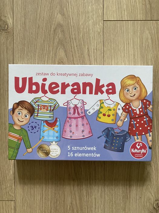 Zabawa kreatywna zręcznosciowa Ubieranka od 3 lat