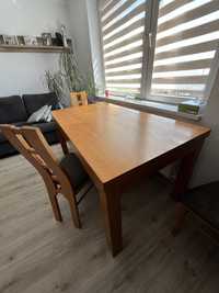 Stół z krzesłami - olcha