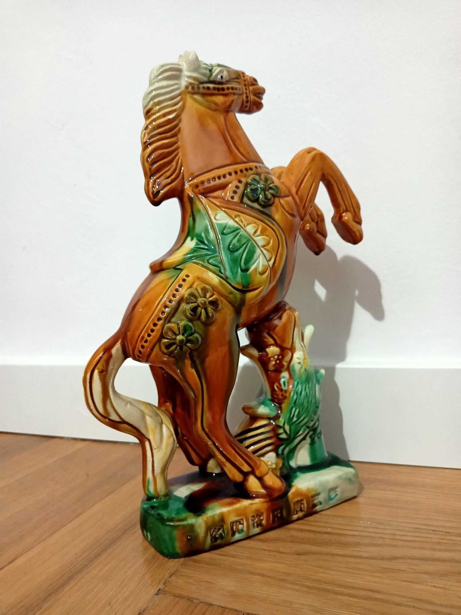 Figurka porcelanowy koń, Vintage,
