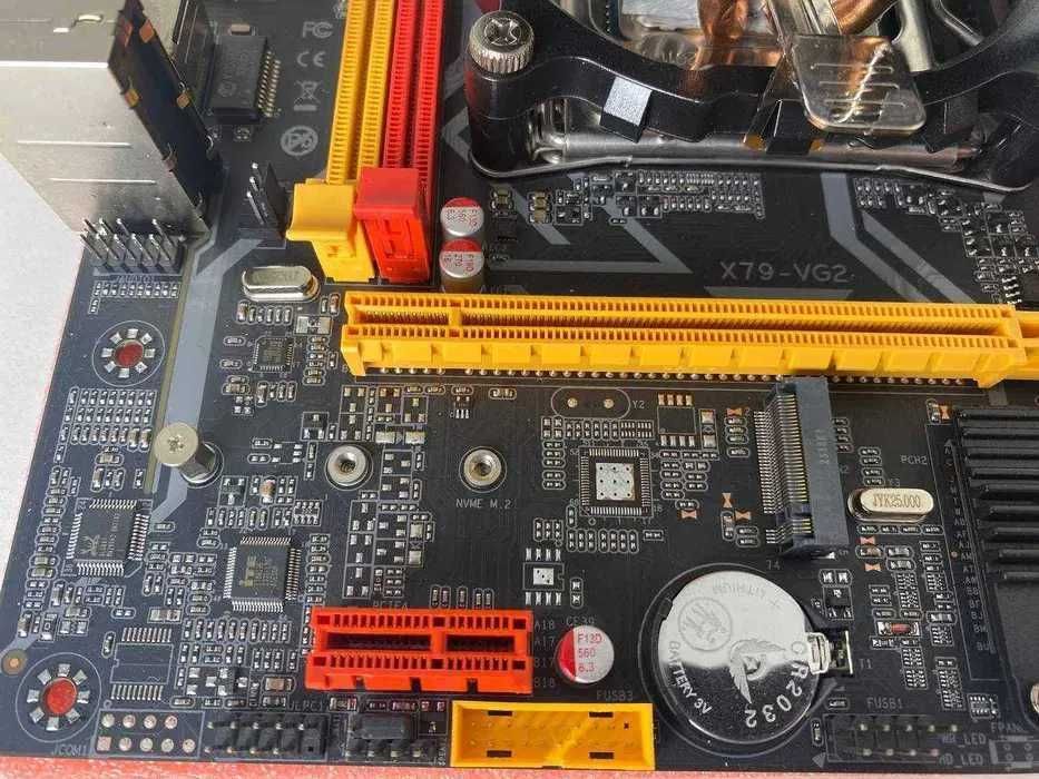 комплект X79 VG2 + Intel Xeon E5 2650v2 + 16-32 гб LGA2011 ( кулер )
