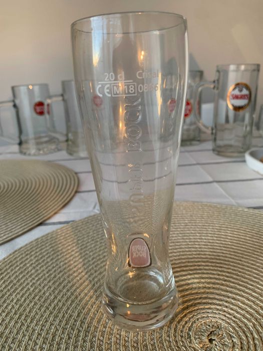 Copo Cerveja Super Bock Sabor Autêntico 20cl Crisal