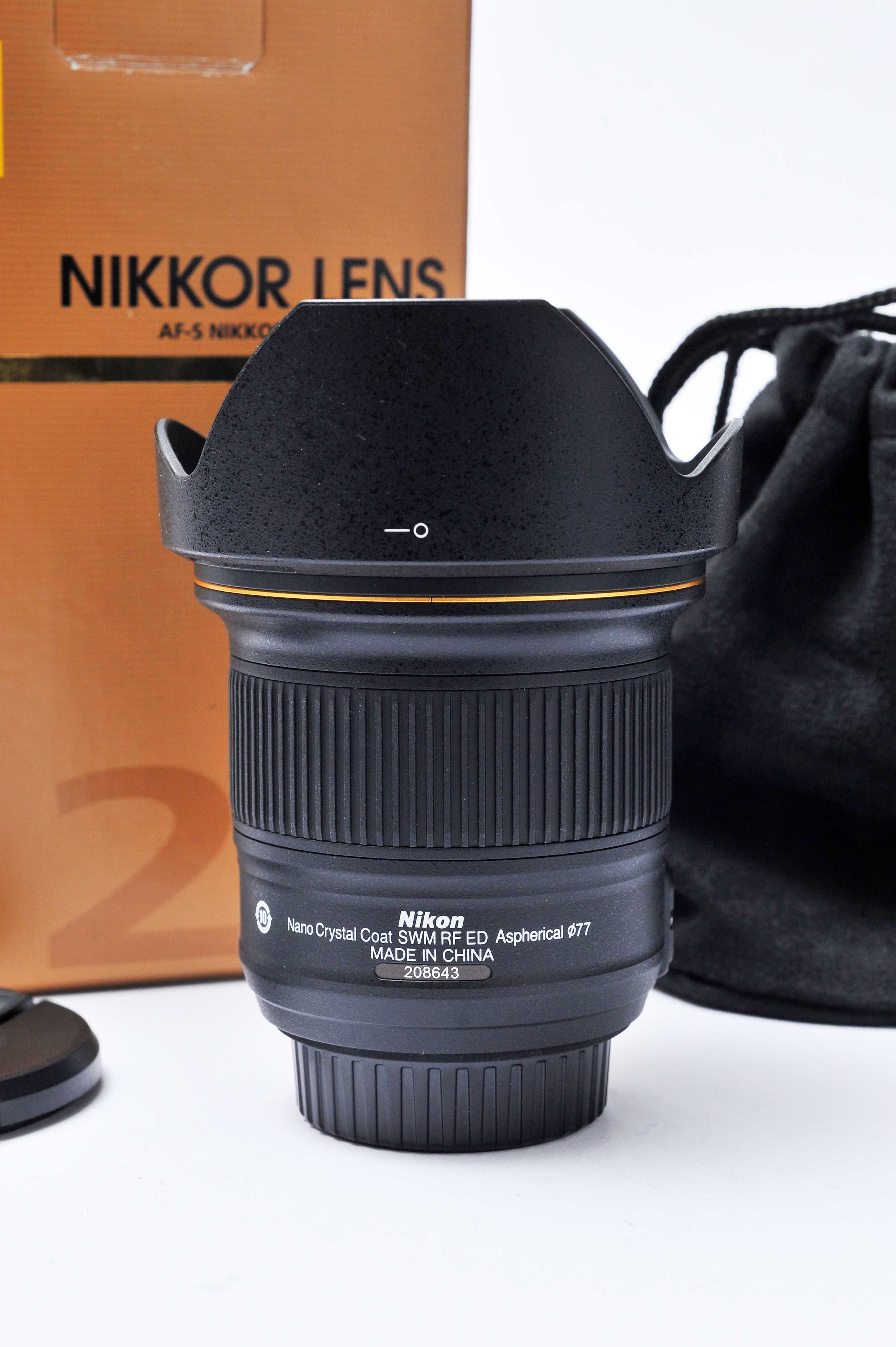 Nikon AFS 20mm 1.8 G ED (seminova)