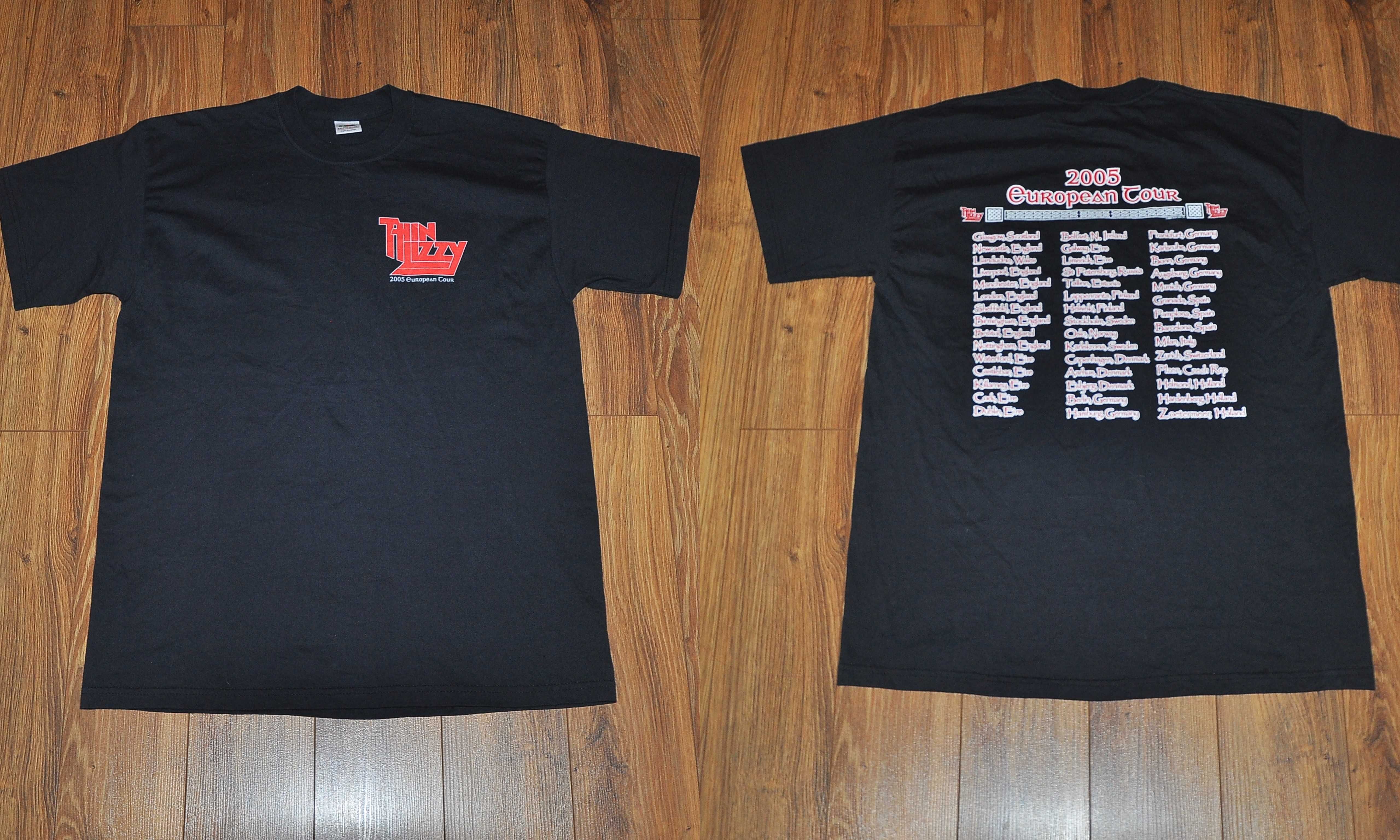 THIN LIZZY - European Tour 2005 - koszulka rozm.M Phil Lynott RARE!