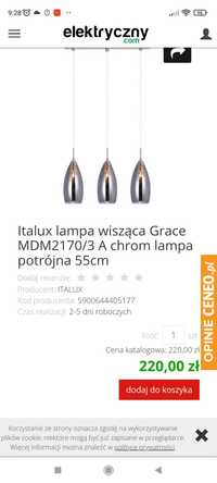 Lampy wiszace italux