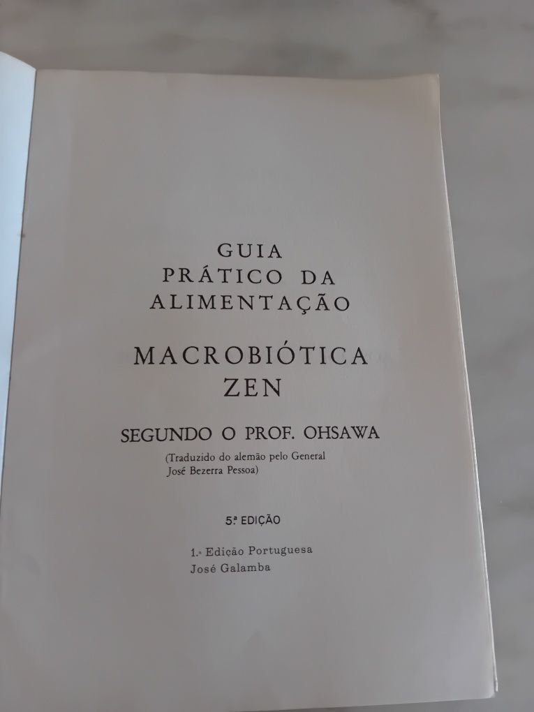 Livro Guia Prático da Alimentação Macrobiótica Zen