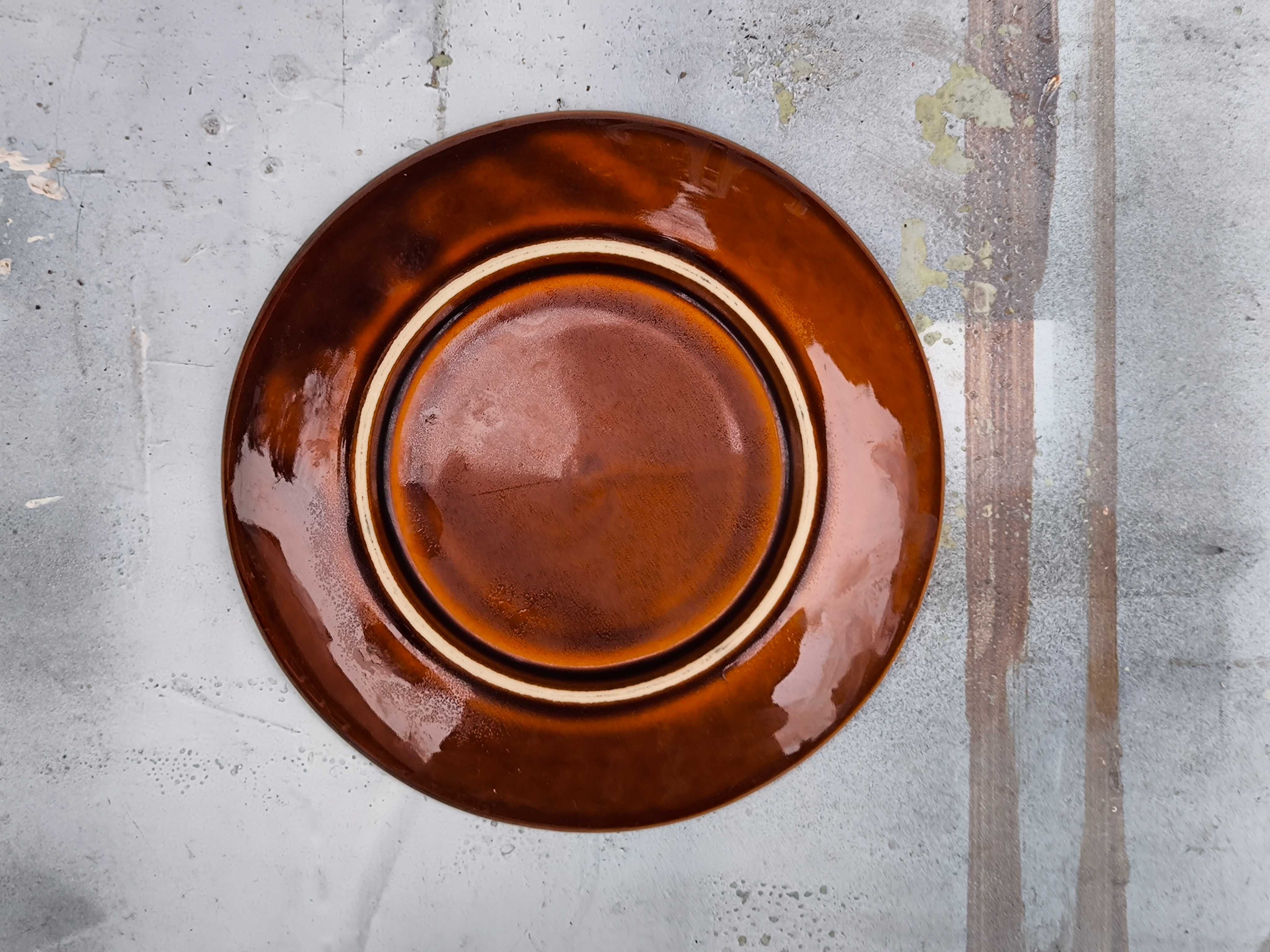 Spodek podstawka pod filiżankę Werina Kokardki Porcelit Pruszków PRL