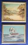 Dois quadros do pintor T. Cardoso