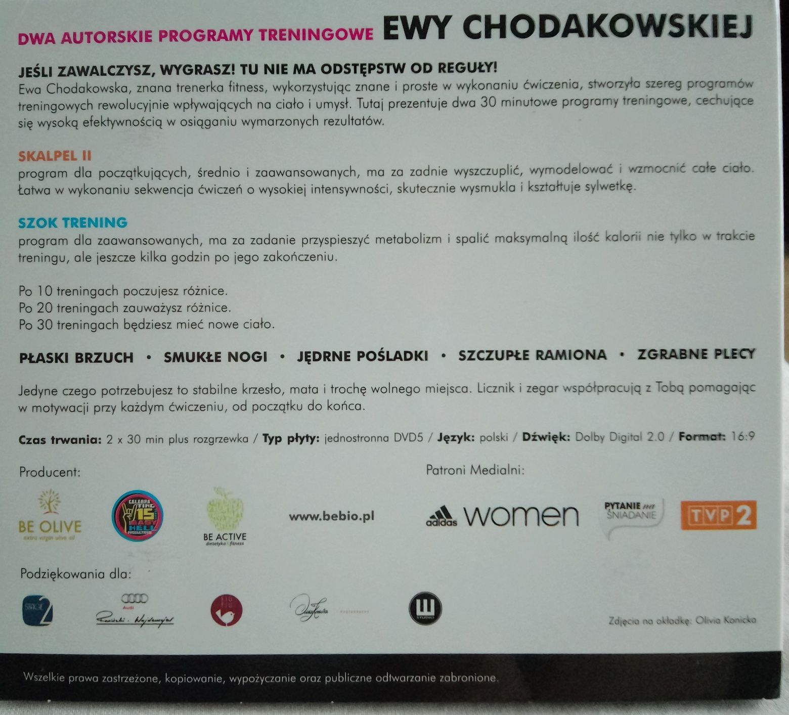 Programy treningowe Ewy Chodakowskiej