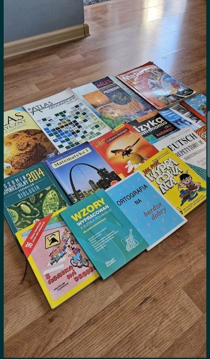 Starsze podręczniki, repetytorium maturalne angielski, matura chemia