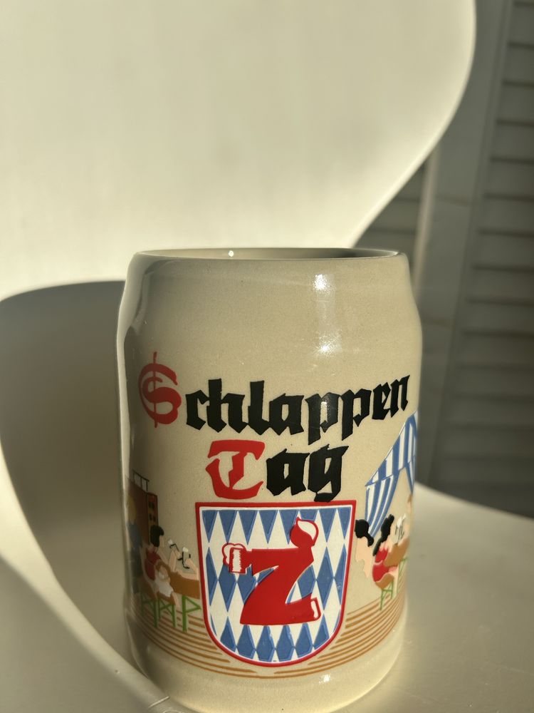 Kufel do piwa niemiecki używany w dobrym stanie