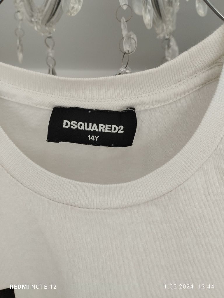 T-shirt dziecięcy wiosenny modowy dsquared2 premium