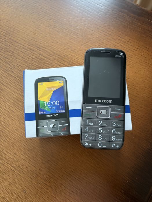 Telefon Maxcom MM144  (Idealny dla Seniora/Dziecka)