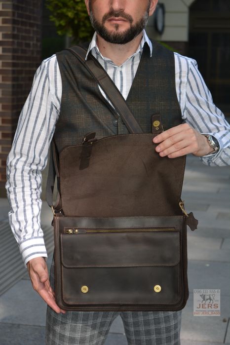 Сумка для ноутбука кожаная шкіряна портфель чоловічий мужская чемодан