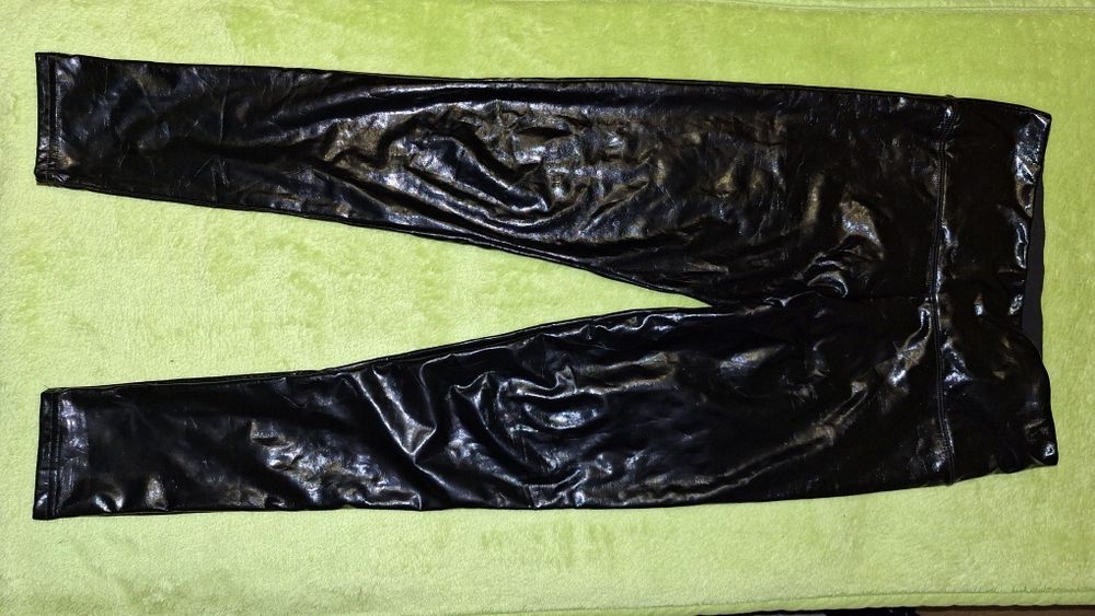 Spodnie lateksowe czarne M/L