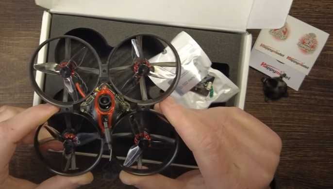 FPV дрон Happymodel Mobula8 elrs 2.4GHz