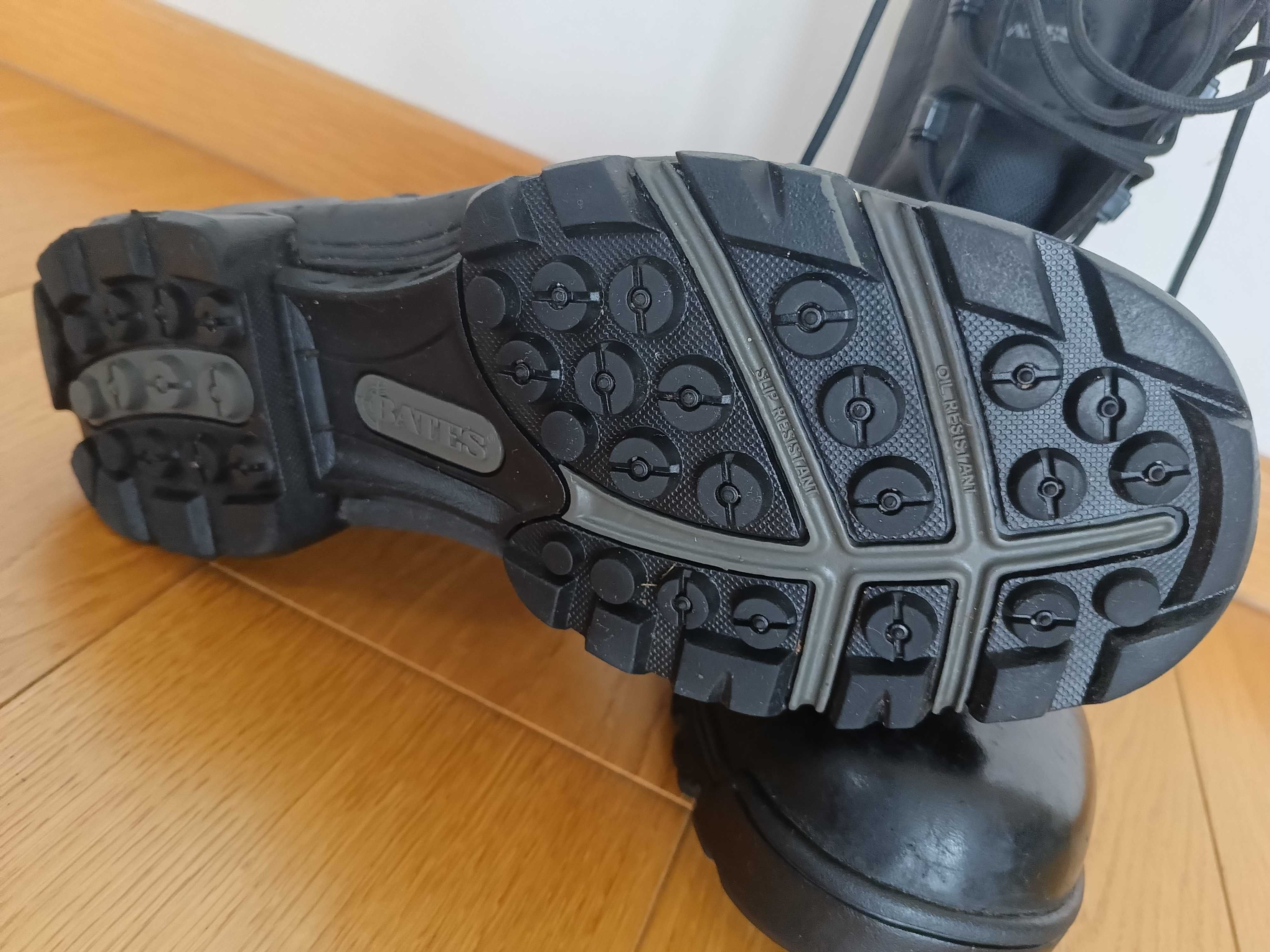 Buty męskie Bates Enforcer Ultralit E02260 skórzane czarne rozm. 42