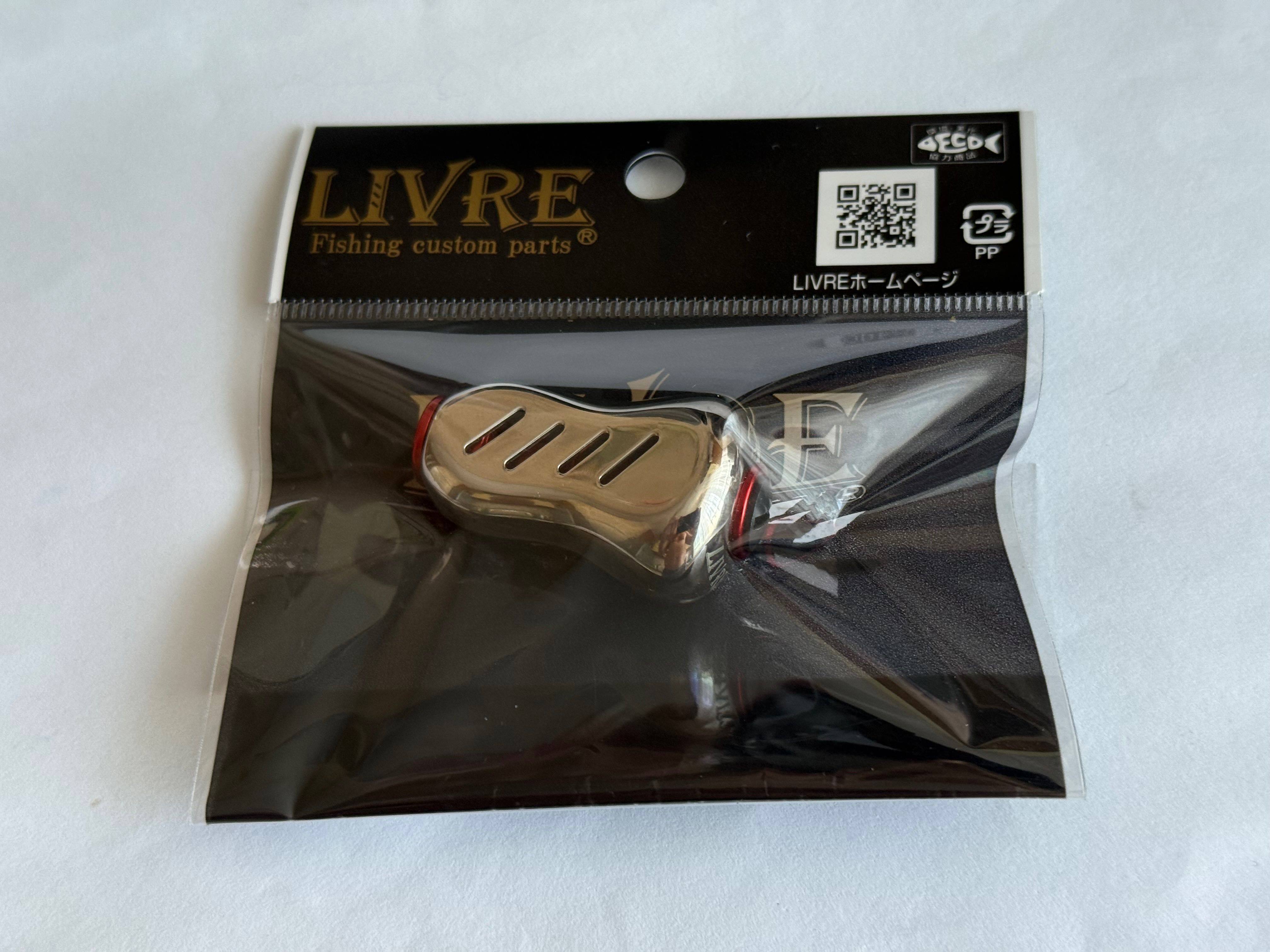 NOWY-Knob LIVRE FINO PLUS Titanium do wszystkich koł. Shimano i Daiwa
