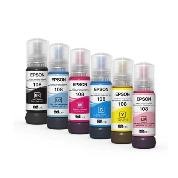 Набір чернил ОРИГИНАЛЬНИХ Epson 108 EcoTank L8050 / L18050