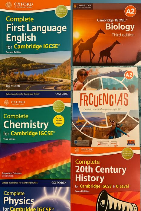 komplet podręczników Oxford & Cambridge (IGCSE/AS Level