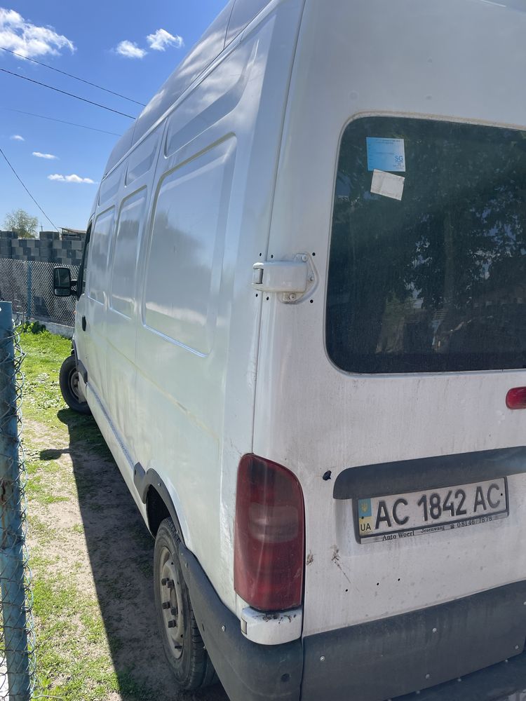 Рено мастер максі база з парусом