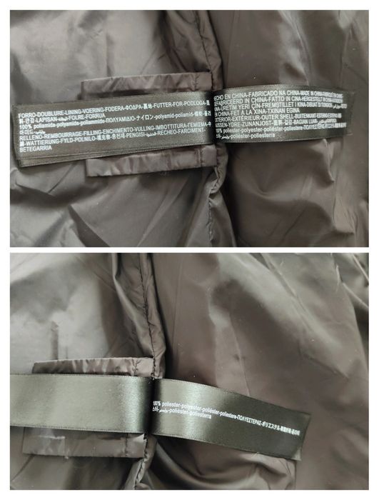 Czarna pikowana kamizelka z paskiem Massimo Dutti S