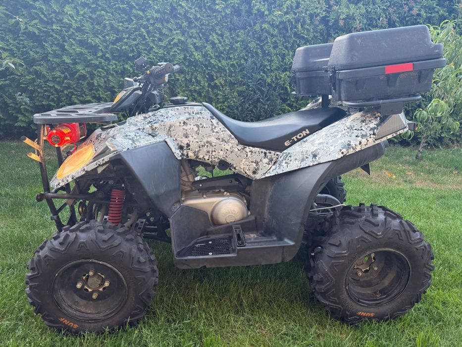 Quad E-ton Vector 250 4t 20hp 2007 camo wciągarka 2200km