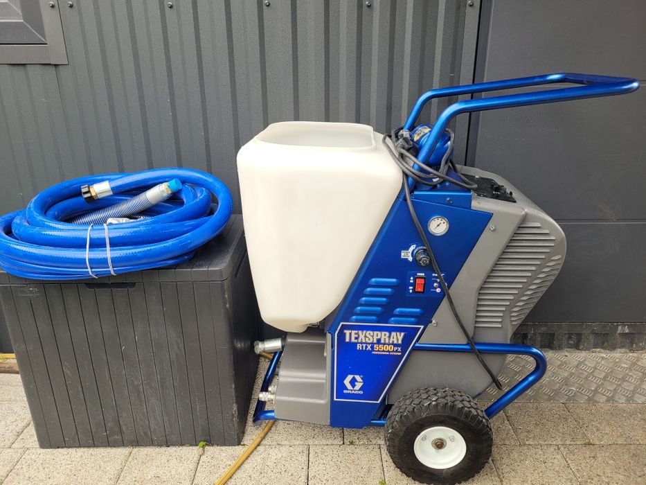 Agregat graco rtx 5500 px struktury farb baranka na wełnę elewację