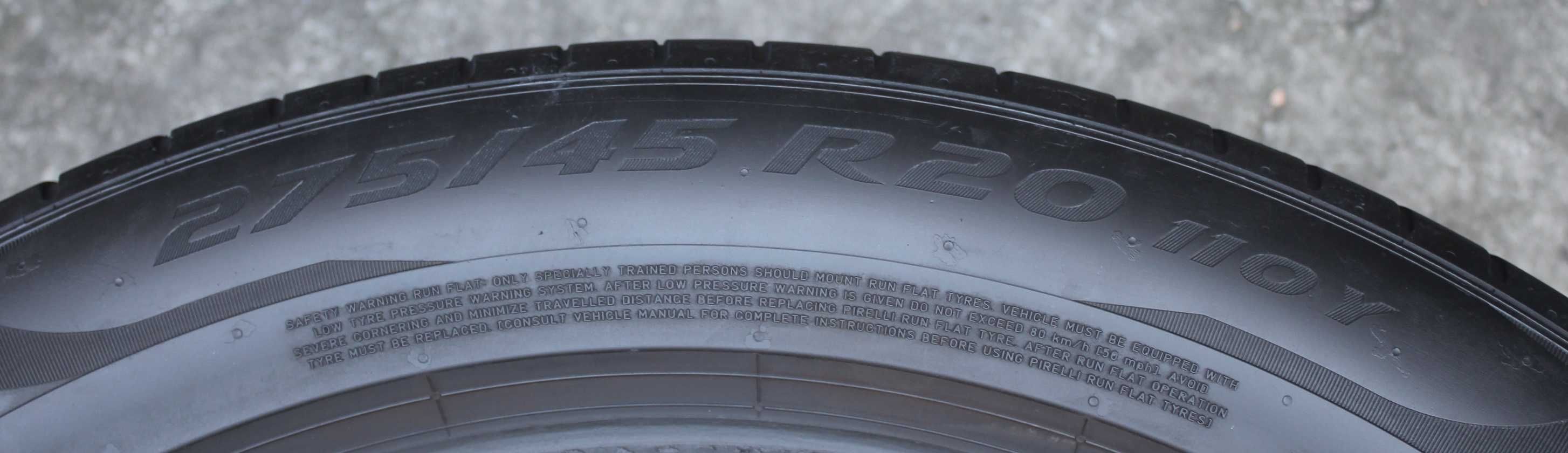 Літні шини _ літня резина 275/45/R20 Pirelli P Zero RUNFLAT