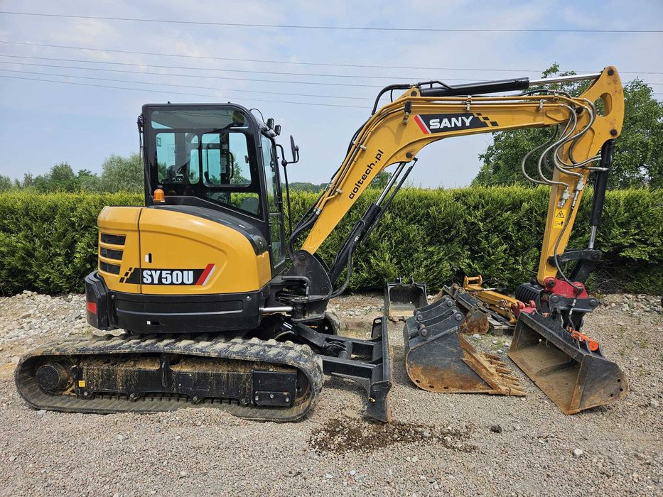 Wynajem minikoparki 5 ,5 t minikoparka bez operatora, cała małopolska