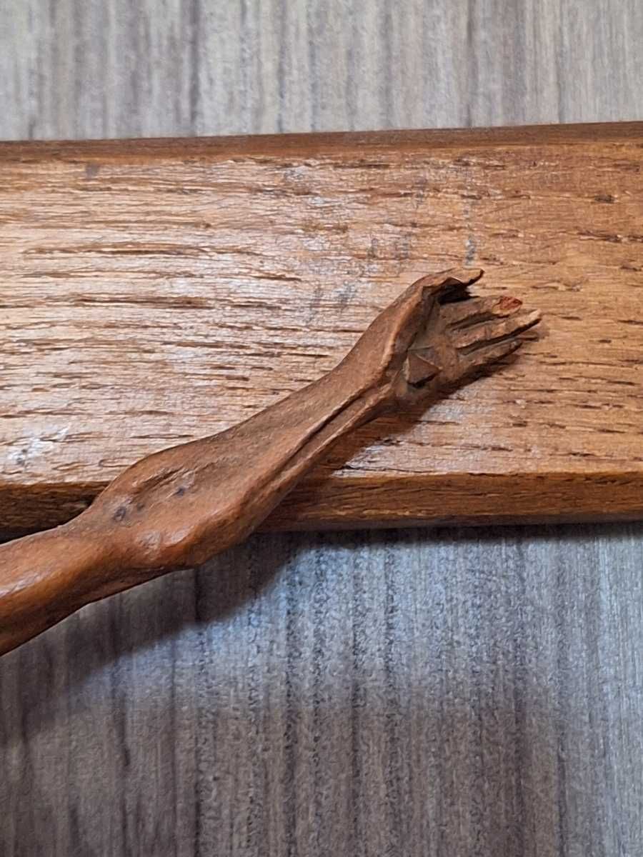 Stary krzyż drewniany 49 cm
