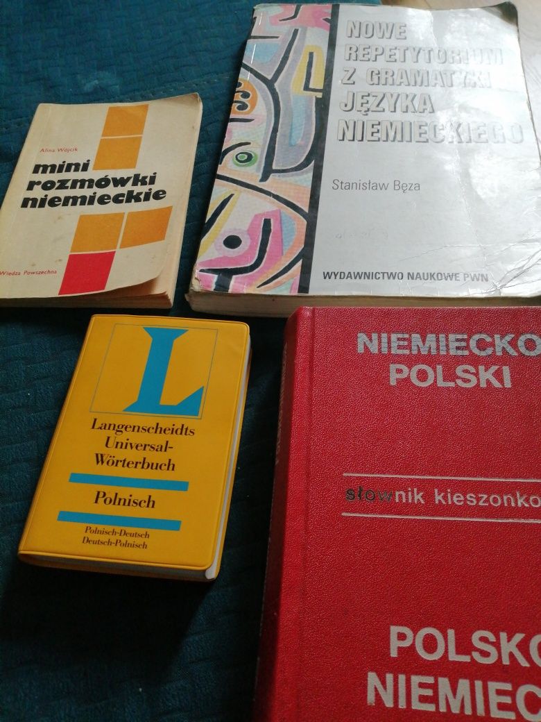 Nowe repetytorium j. niemiecki + słowniki i rozmówki