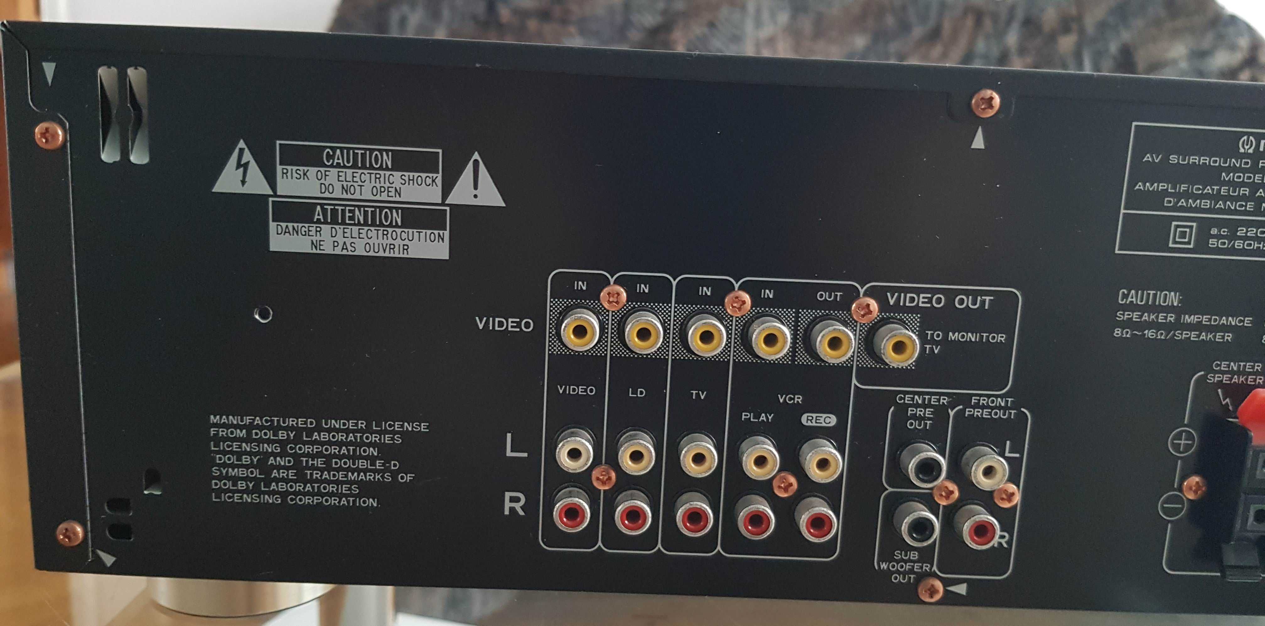 Pioneer VSP-200 Amplituner wzmacniacz kino domowe procesor surround
