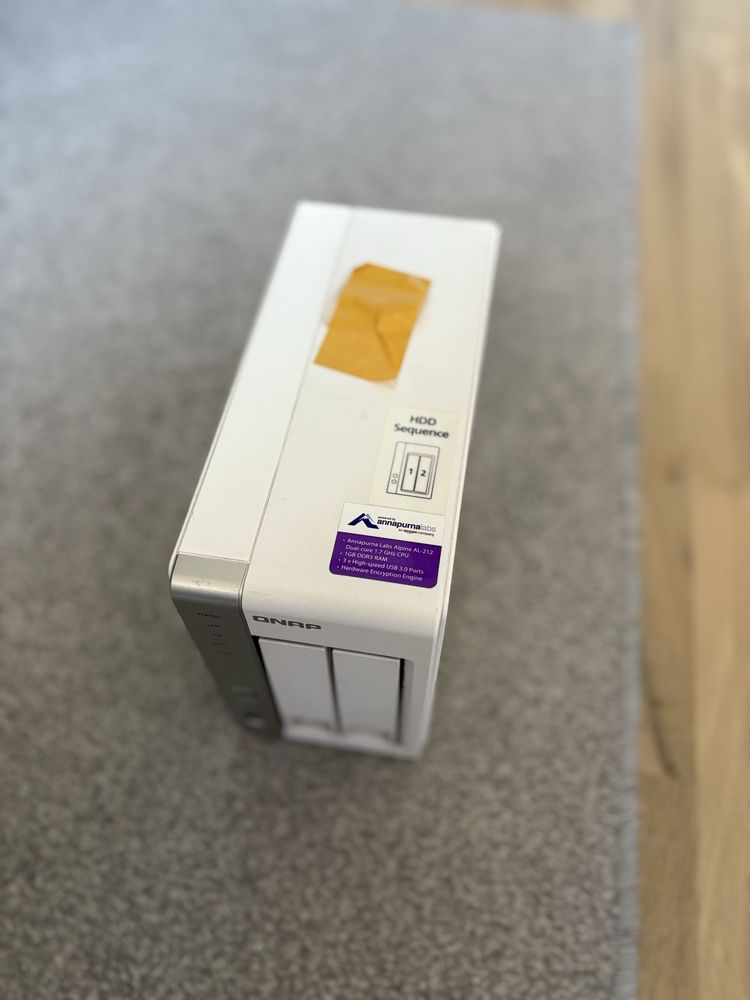 Qnap Nas TS-231P serwer plików 2 x 4TB WD Red
