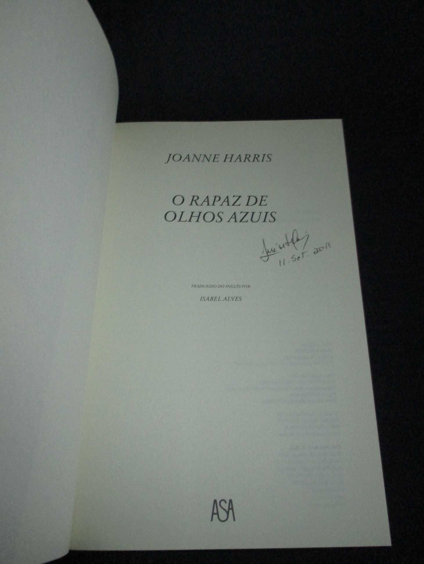 Livro O Rapaz de Olhos Azuis Joanne Harris