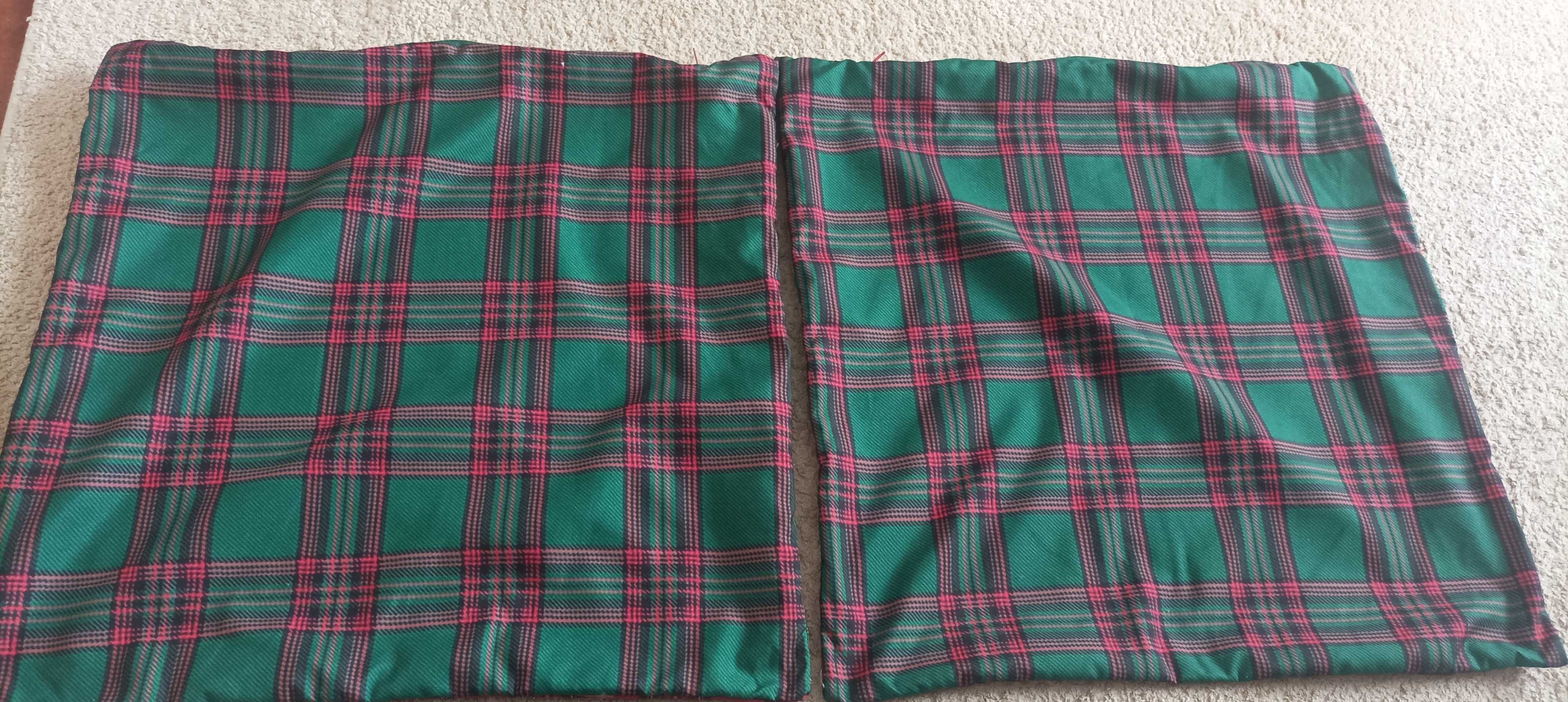 4 capas de almofadas de Natal em algodão Tam 50 x 50 cm Novas