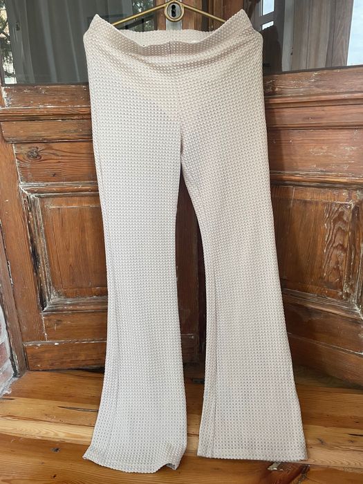 H&M nowe szydełkowe spodnie hippie boho dzwony