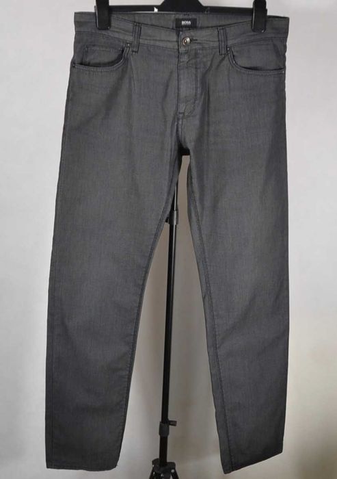 HUGO BOSS Maine3-10 Regular Spodnie Męskie 34/34 Super Stan Bawełna
