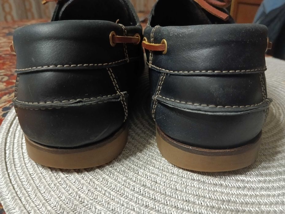 топсайдеры мокасины натур кожа BOCAGE 43р-43.5= 28см ФРАНЦИЯ