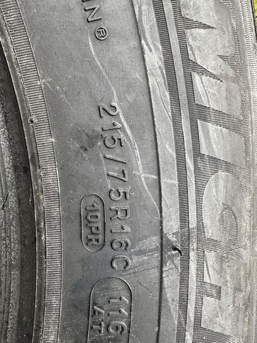 Шини нові Мішелін R16C 215/75 зимові mihelin вантажні