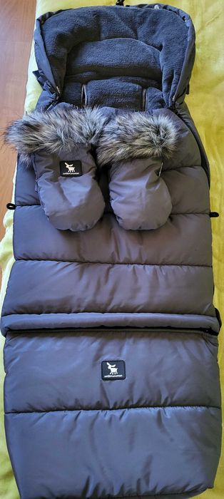 Śpiworek + rekawice do spacerówki Cottonmoose