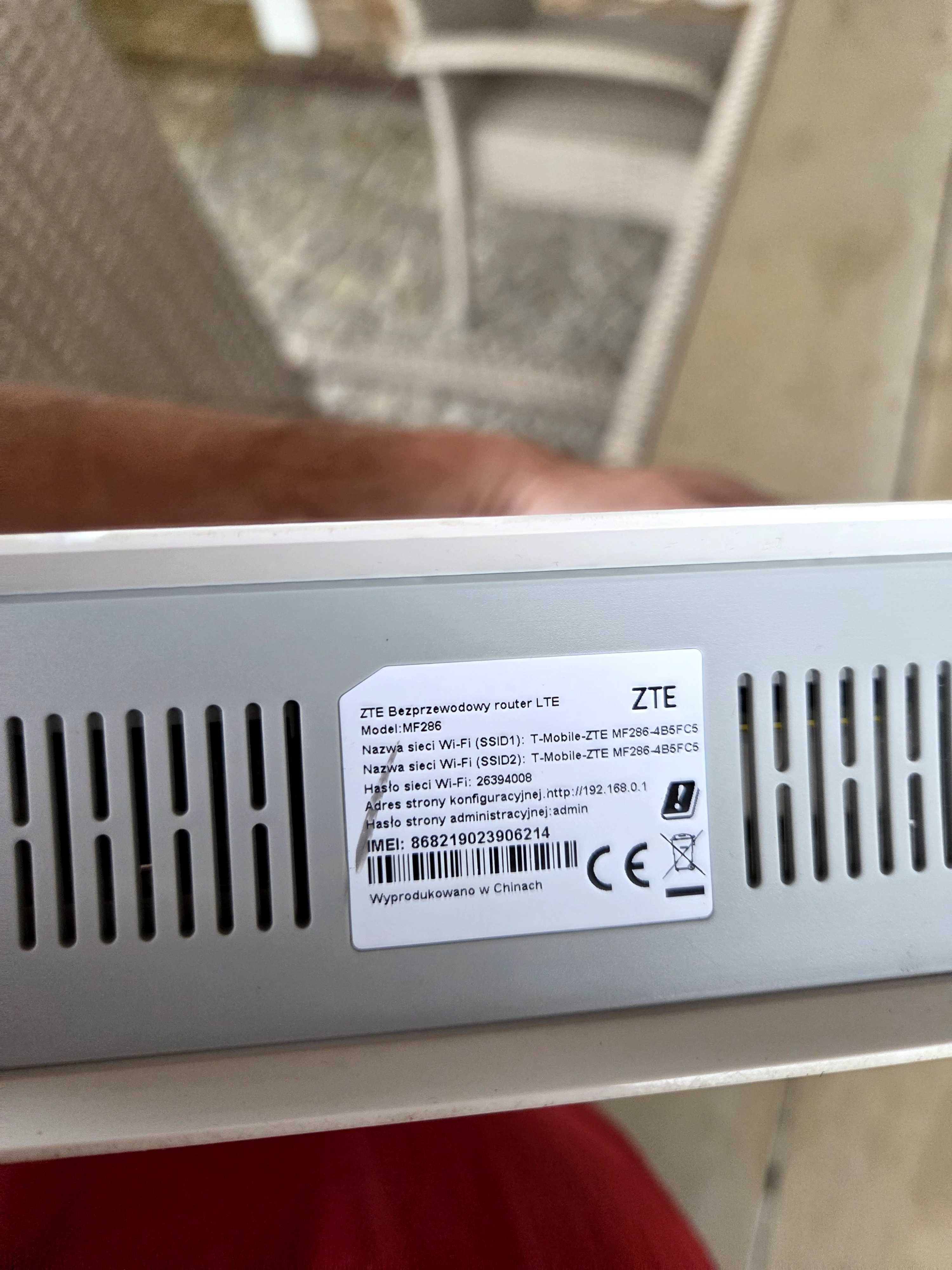 Router WiFi na SIM ZTE MF286 4G LTE Plus Play Orange Cat.6 300Mb/s